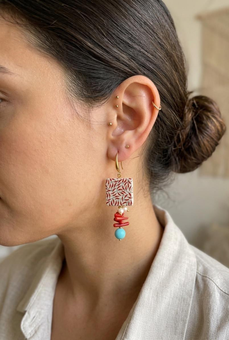 BOUCLES D'OREILLES 316 L (B119)