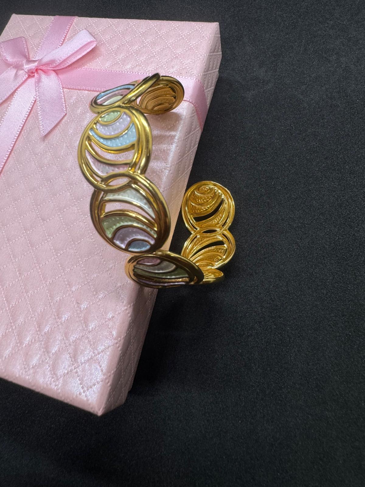 Ensemble Bague + Bracelet En Acier Inoxydable