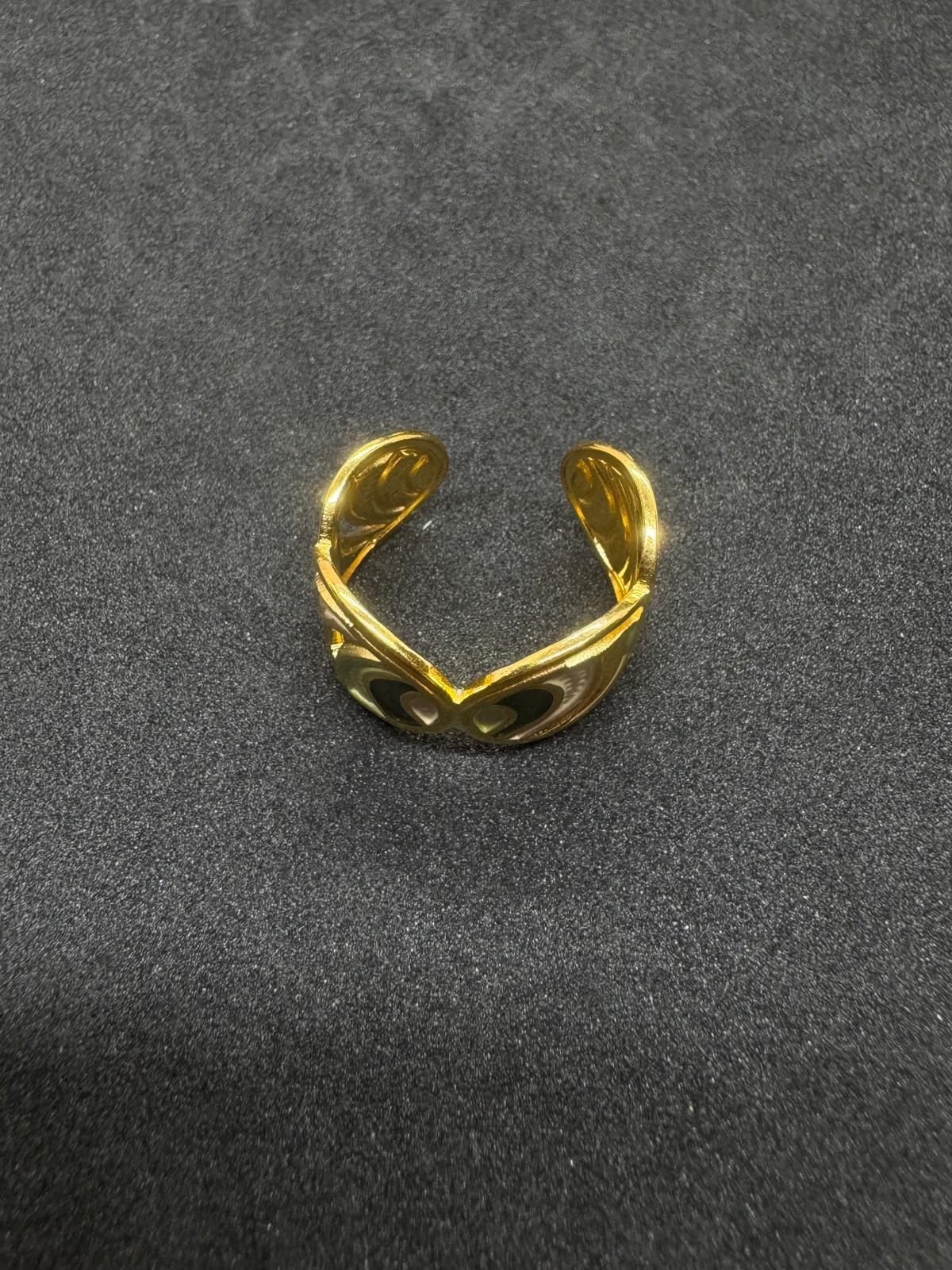 Ensemble Bague + Bracelet En Acier Inoxydable