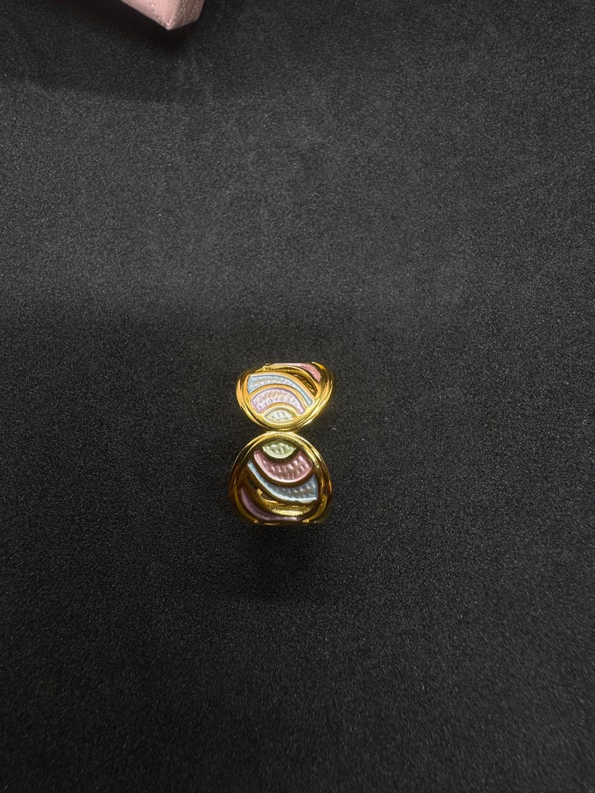 Ensemble Bague + Bracelet En Acier Inoxydable