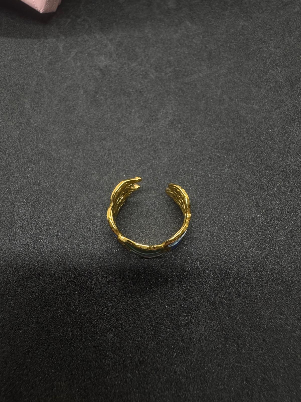 Ensemble Bague + Bracelet En Acier Inoxydable