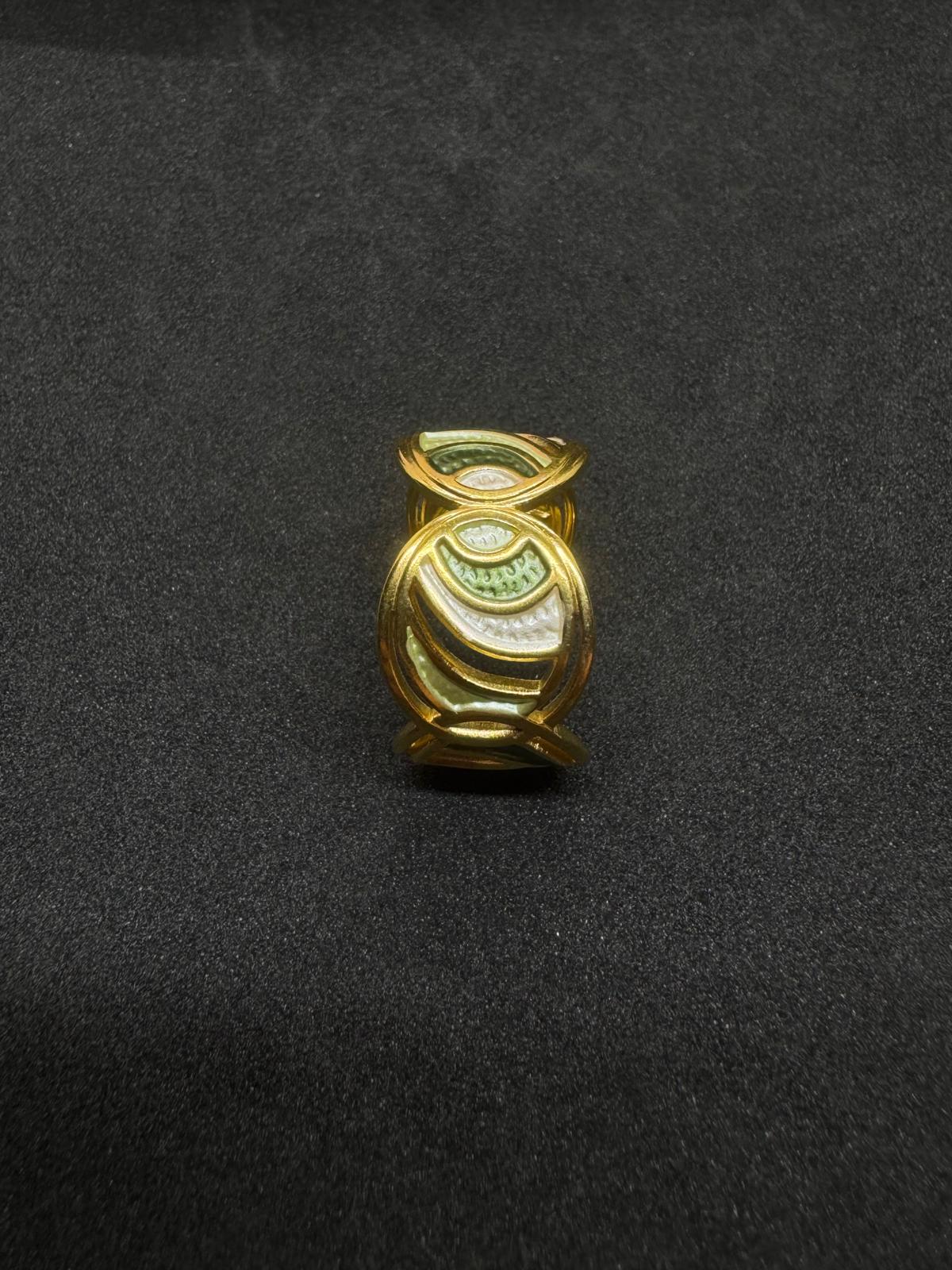 Ensemble Bague + Bracelet En Acier Inoxydable
