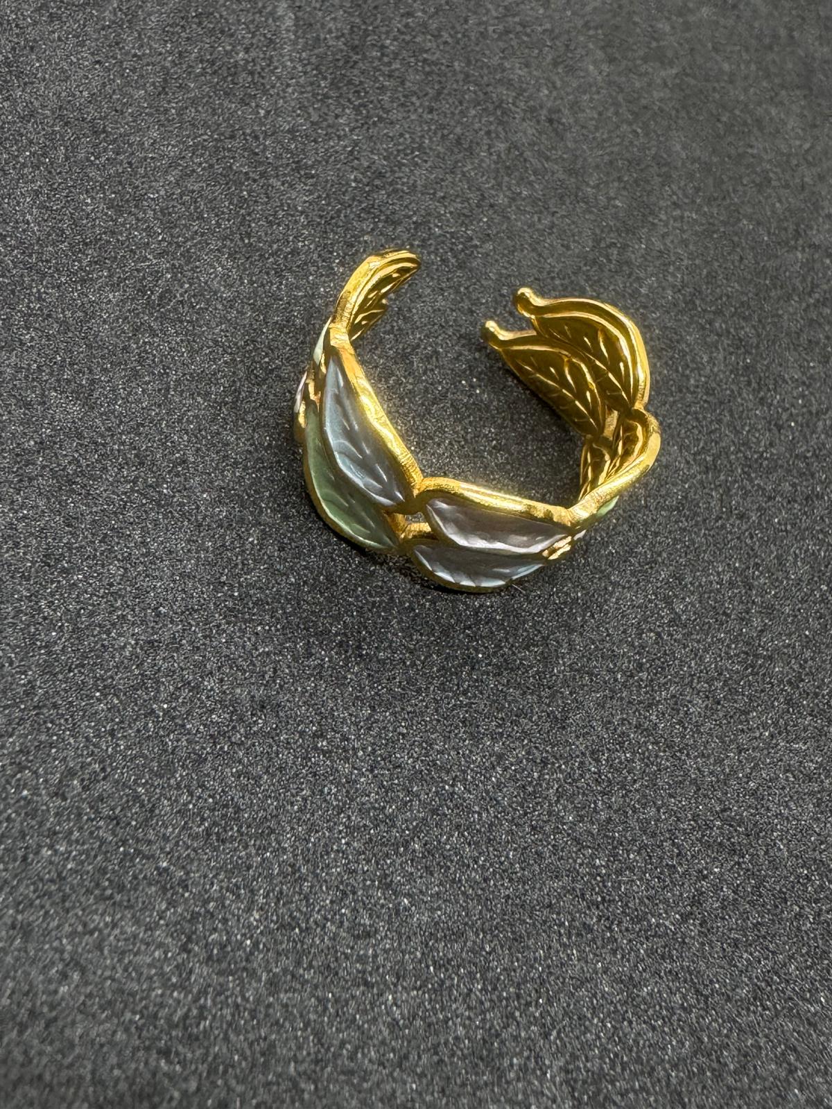 Ensemble Bague + Bracelet En Acier Inoxydable