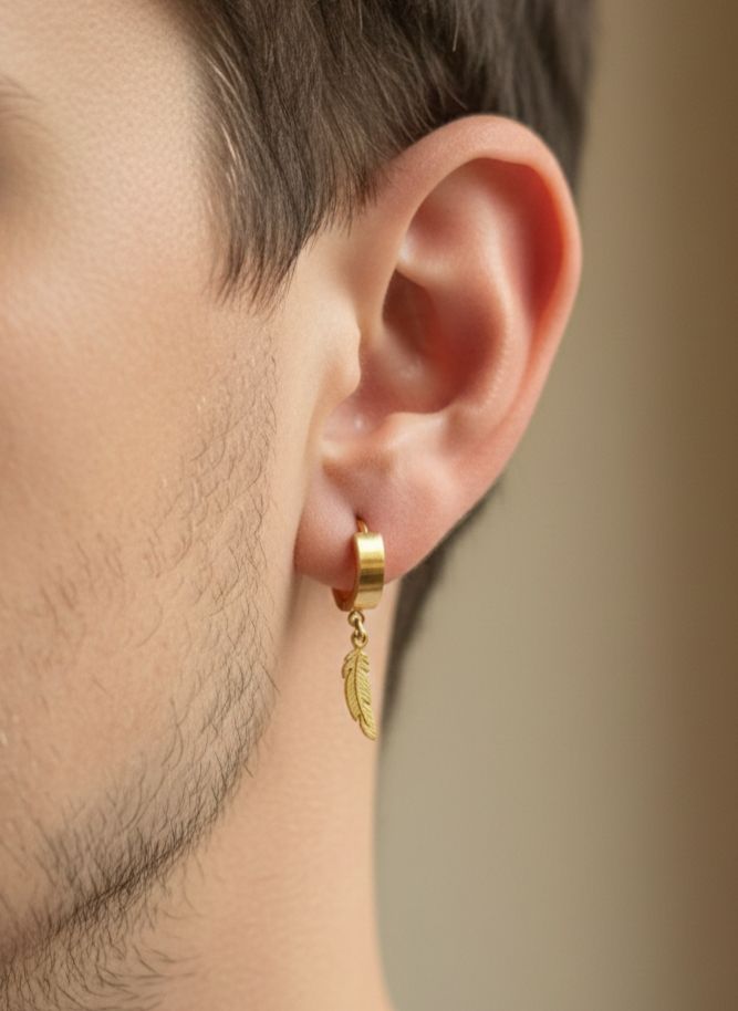 BOUCLES D'OREILLES HOMMES (B104)