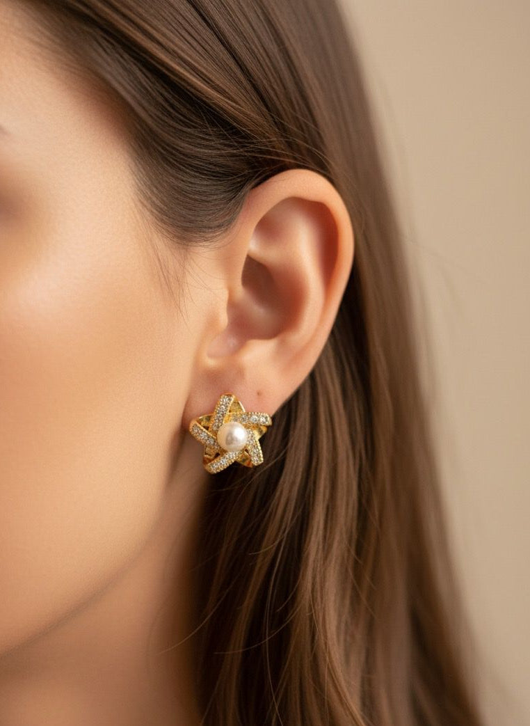 BOUCLES D'OREILLES PENDANTES EN ACIER INOXYDABLE 316 L (B65)