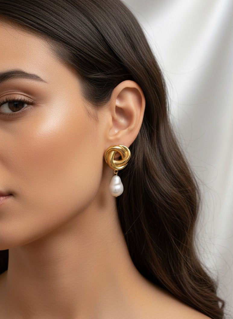 BOUCLES D'OREILLES EN ACIER INOXYDABLE 316L (B17)