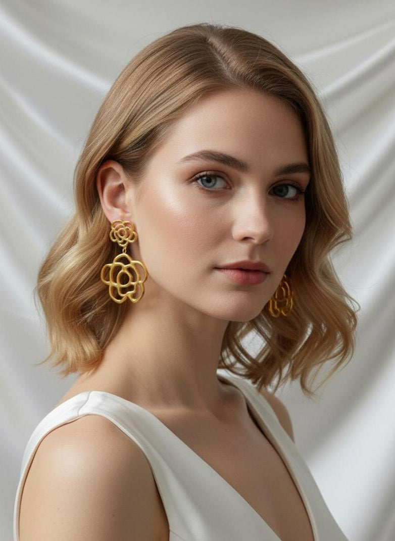 BOUCLES D'OREILLES EN ACIER INOXYDABLE 316L (B12)