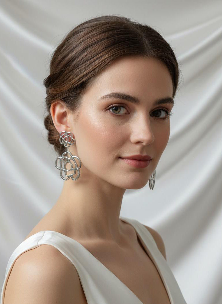 BOUCLES D'OREILLES EN ACIER INOXYDABLE 316L (B13)