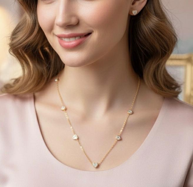 PARURE FEMME EN ACIER INOXYDABLE 316L (P1)