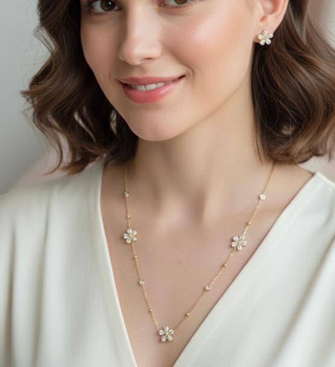 PARURE FEMME EN ACIER INOXYDABLE 316L (P2)