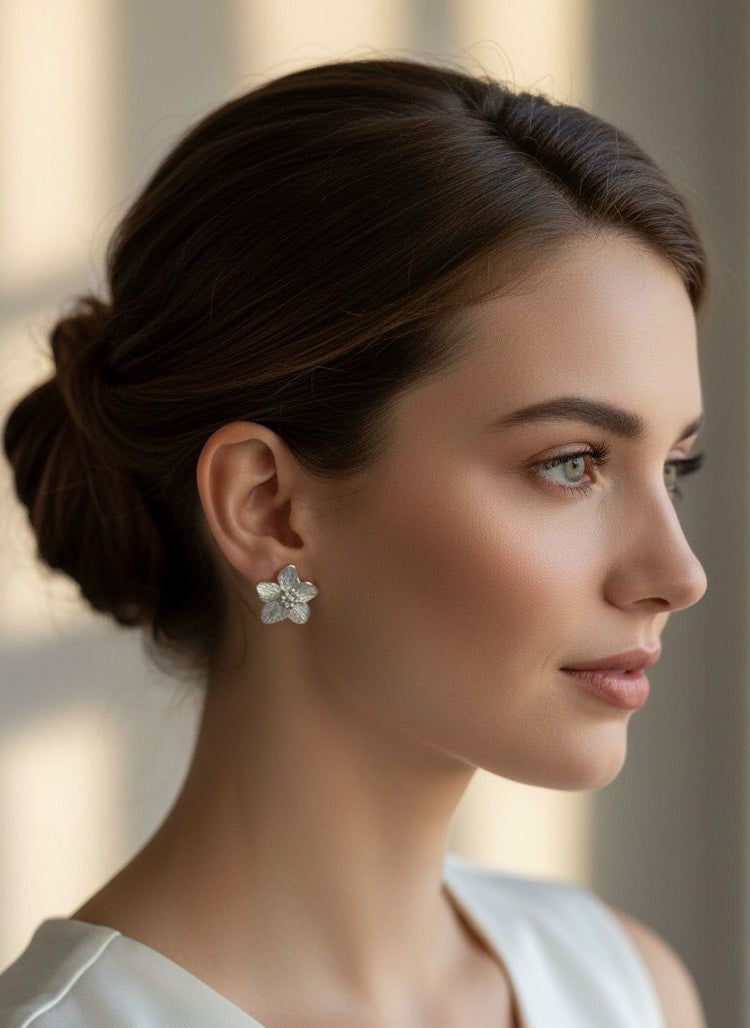 BOUCLES D'OREILLES PENDANTES EN ACIER INOXYDABLE 316 L (B84)