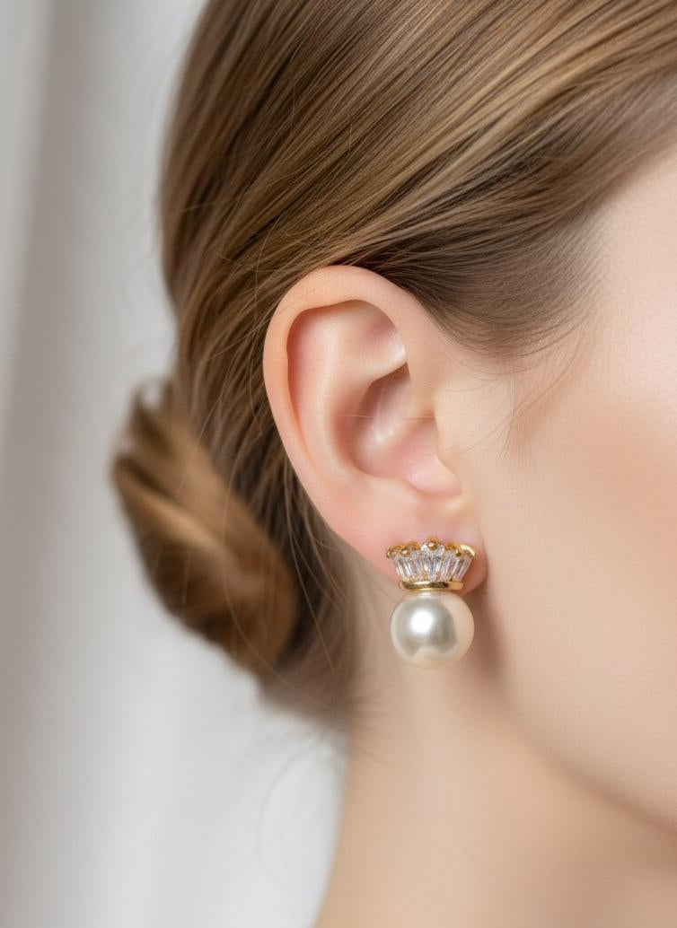 BOUCLES D'OREILLES PENDANTES EN ACIER INOXYDABLE 316 L (B96)