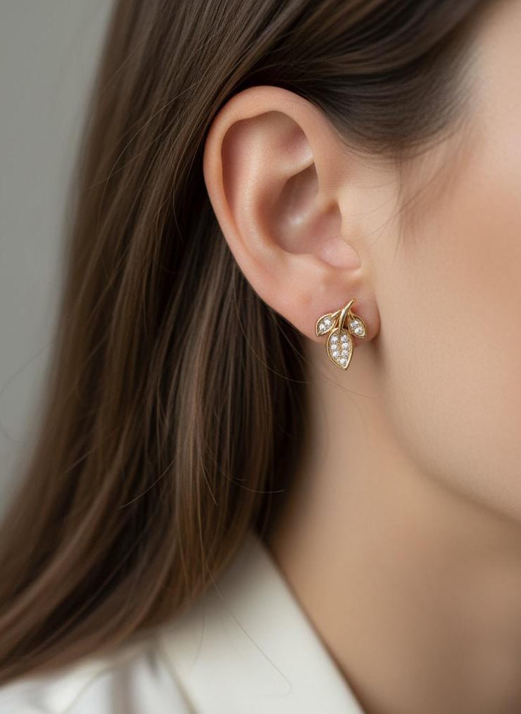 BOUCLES D'OREILLES PENDANTES EN ACIER INOXYDABLE 316 L (B98)