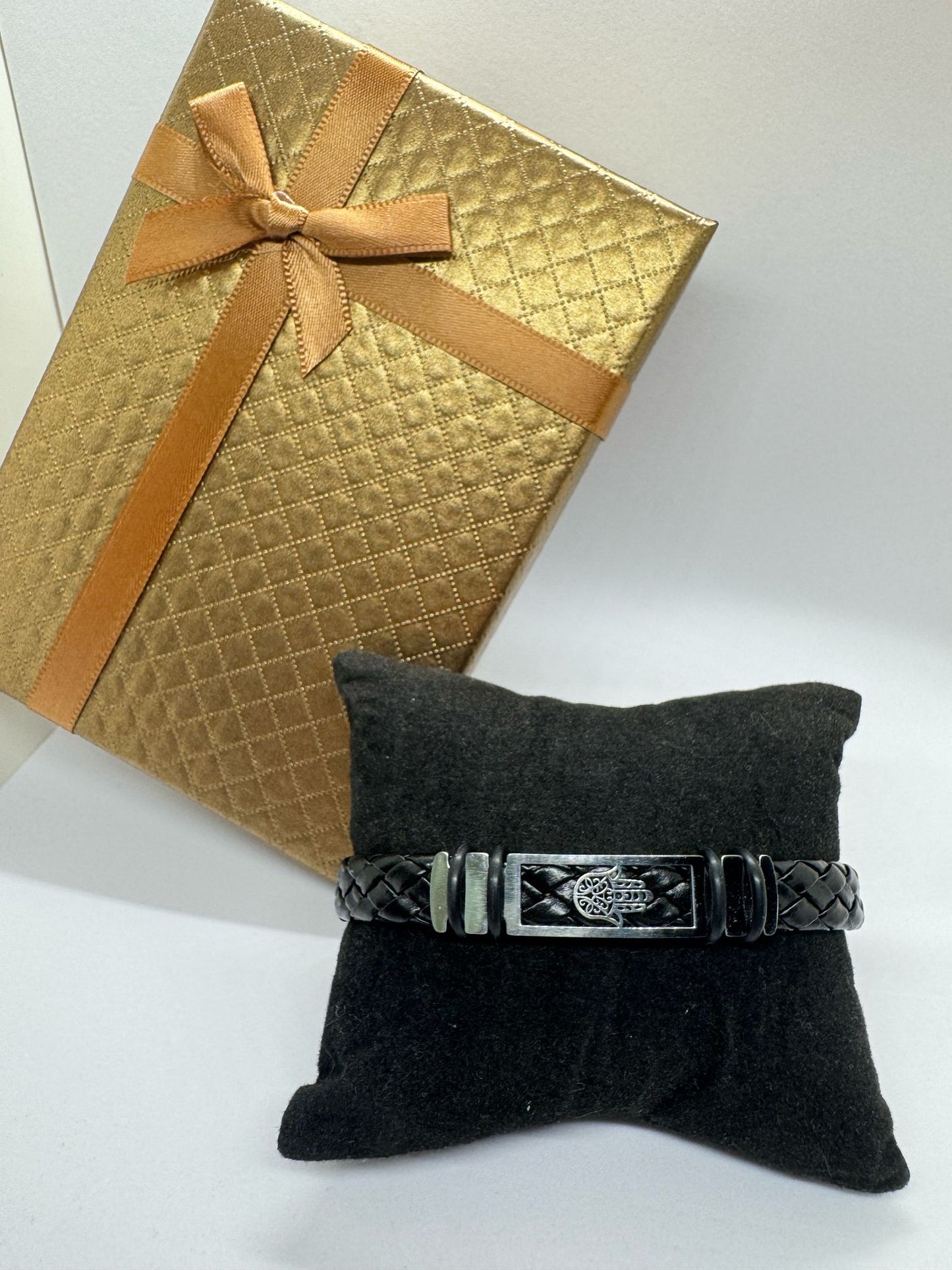 Bracelets Hommes en Acier Inoxydable et en Cuir