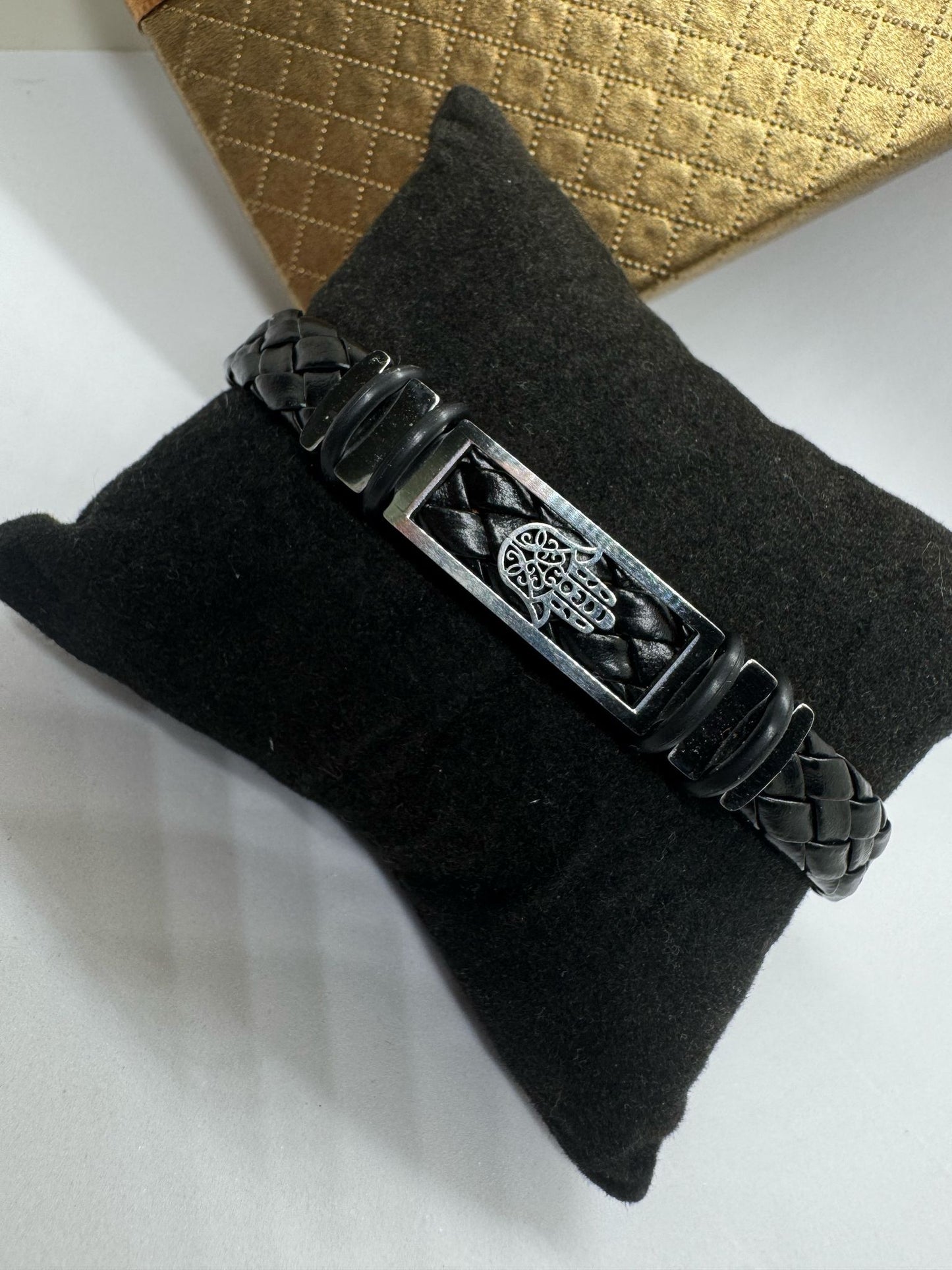 Bracelets Hommes en Acier Inoxydable et en Cuir