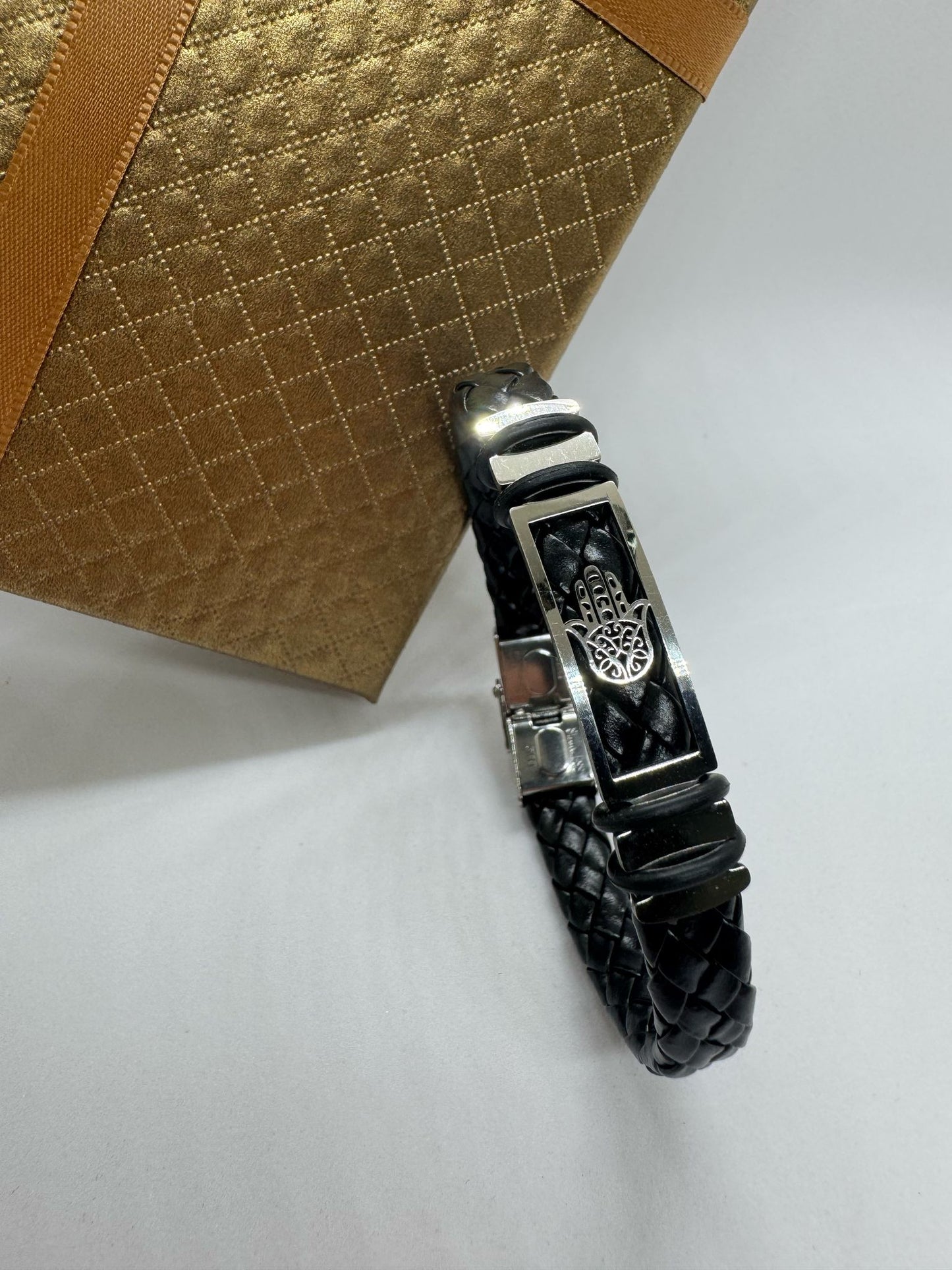 Bracelets Hommes en Acier Inoxydable et en Cuir