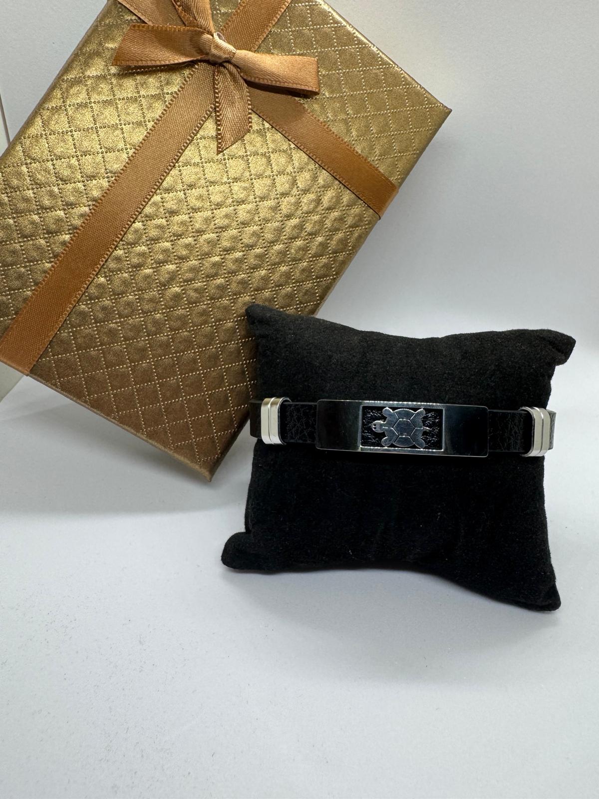 Bracelets Hommes en Acier Inoxydable et en Cuir