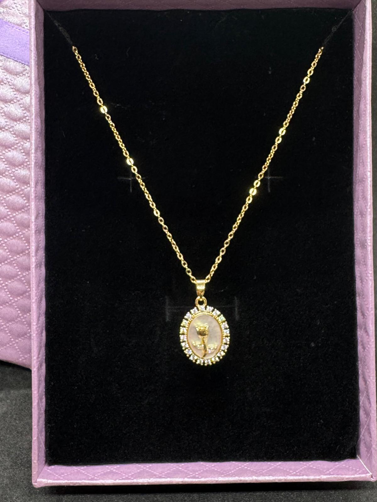 Collier Femme En Acier Inoxydable