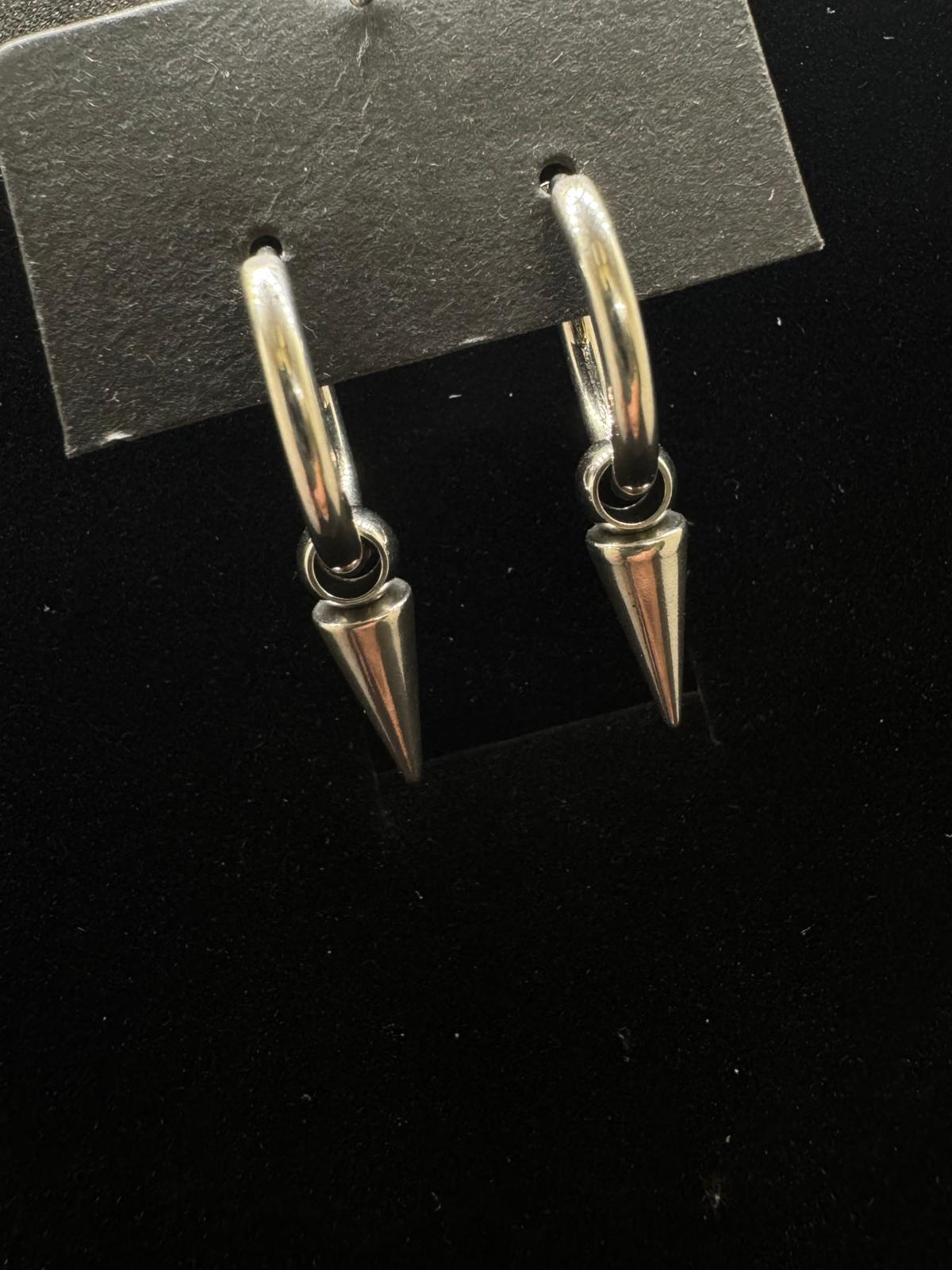 Bocules D'Oreilles Hommes en Acier Inoxydable