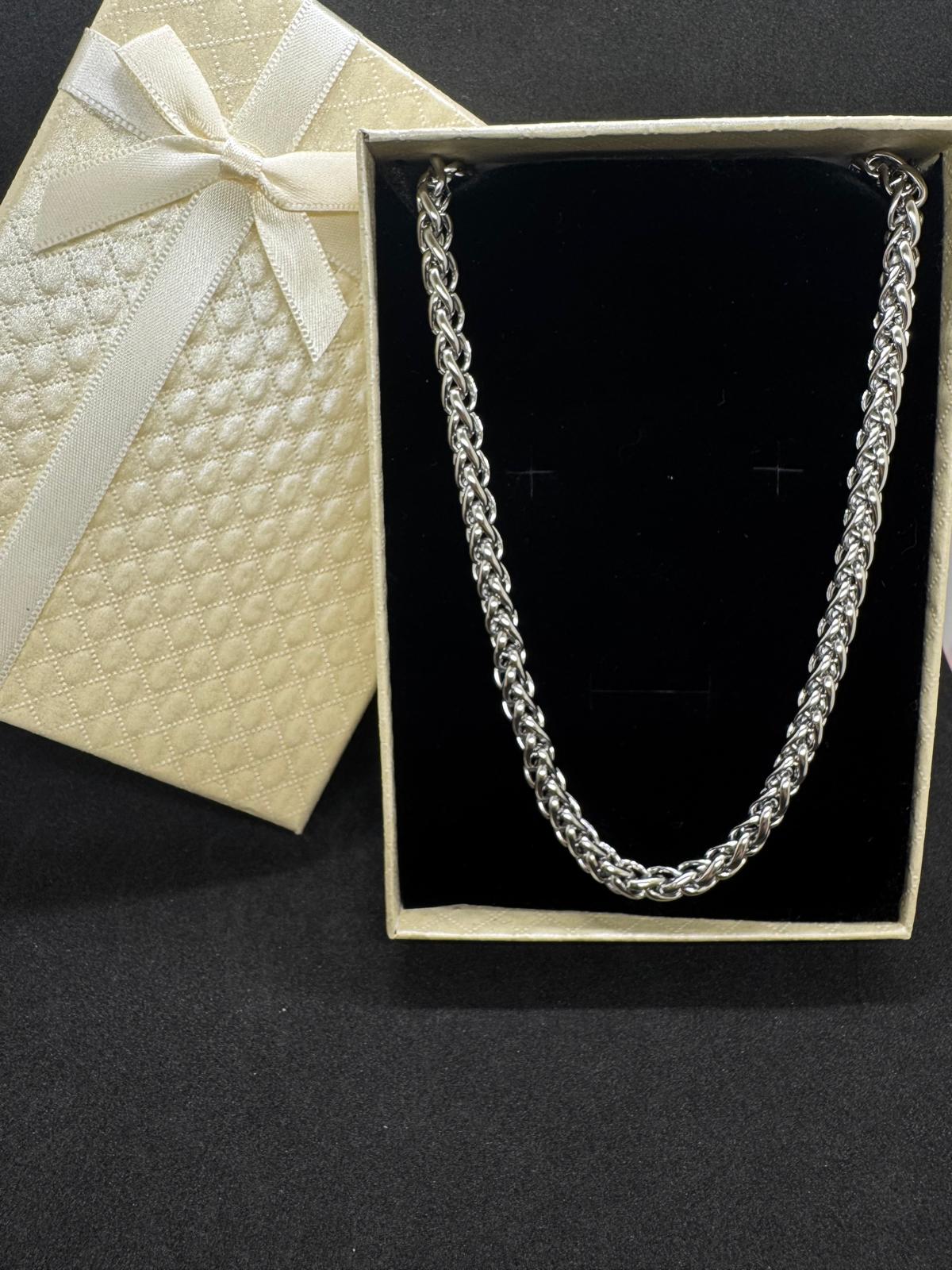Collier Homme En Acier Inoxydable