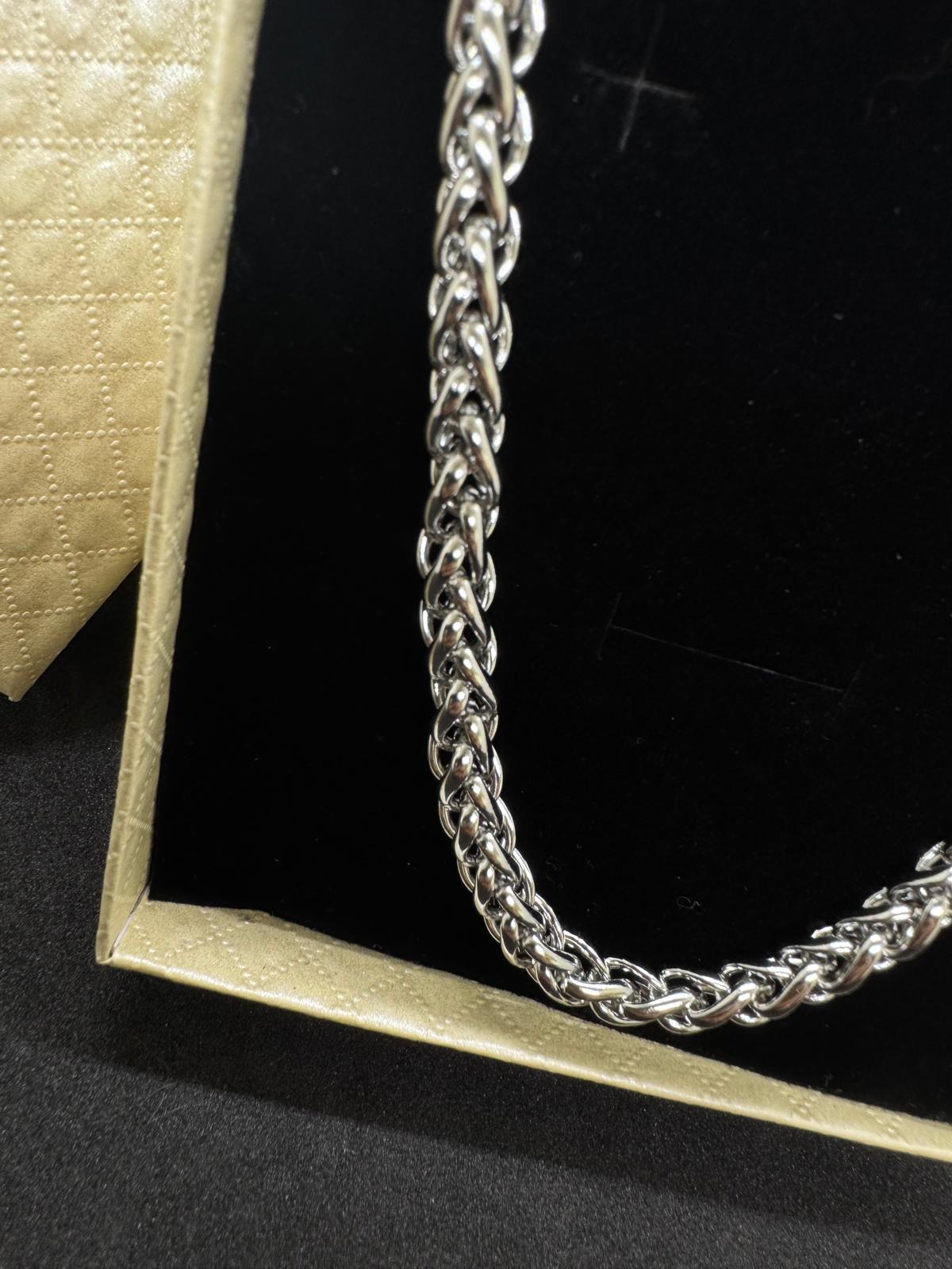Collier Homme En Acier Inoxydable