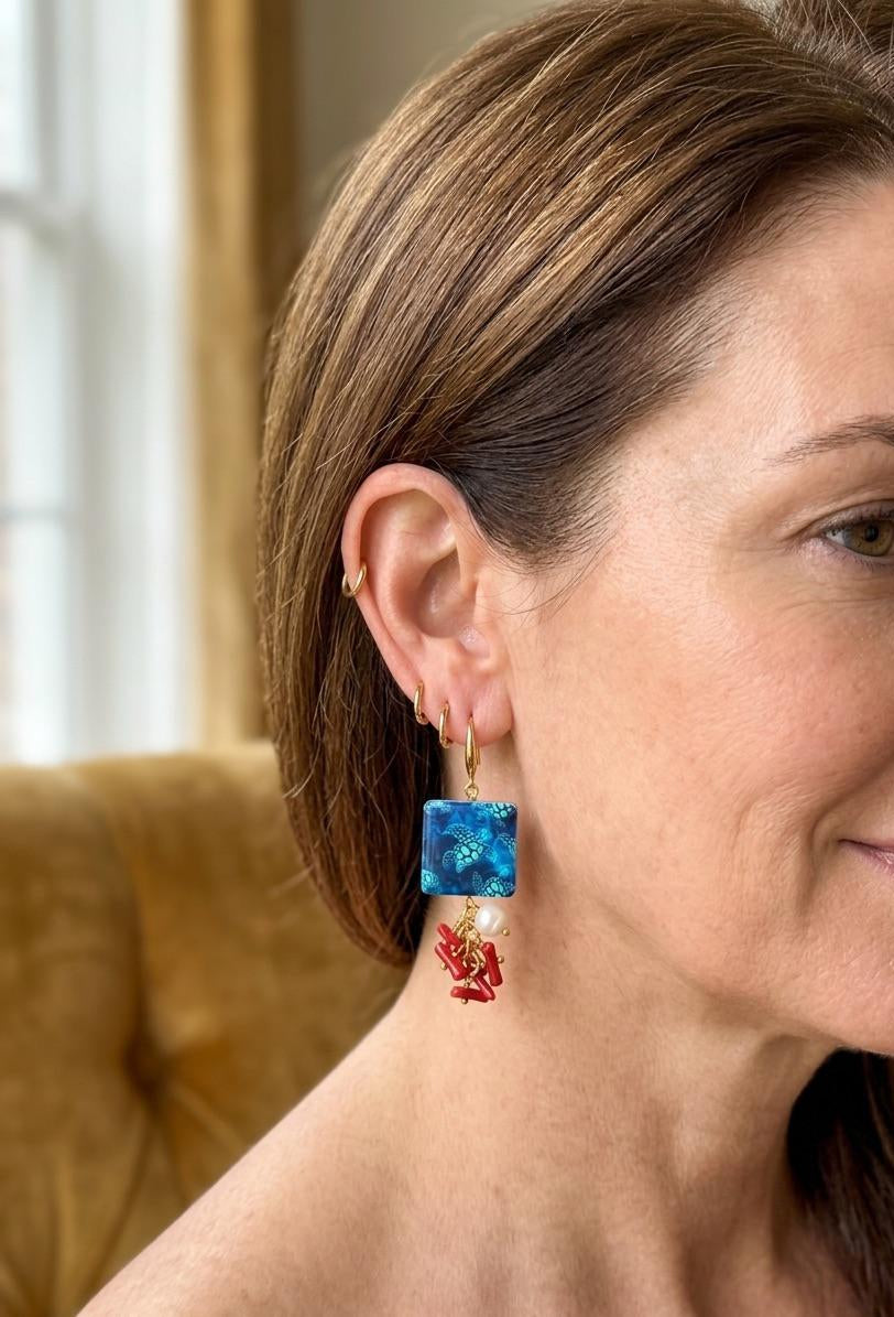 BOUCLES D'OREILLES 316 L (B118)