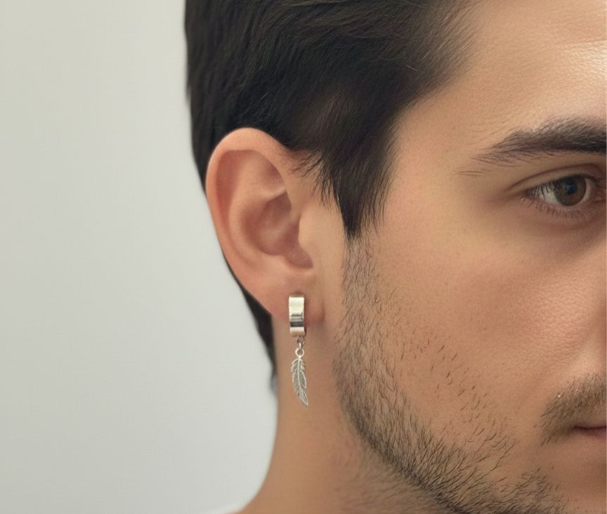 BOUCLES D'OREILLES HOMMES (B105)