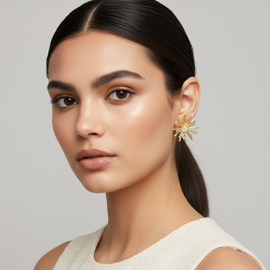 BOUCLES D'OREILLES EN ACIER INOXYDABLE 316L (B23)