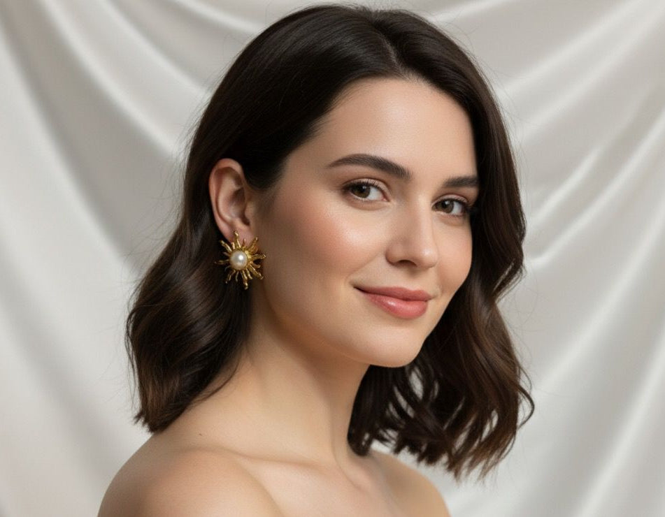 BOUCLES D'OREILLES EN ACIER INOXYDABLE 316L (B26)