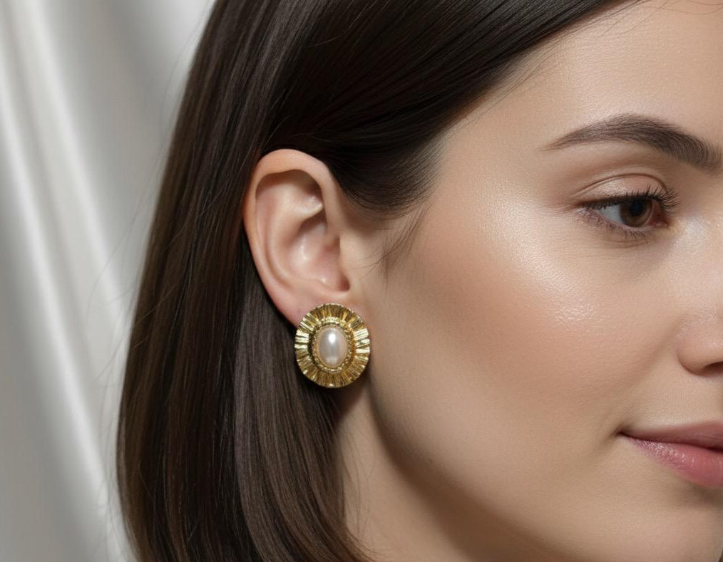 BOUCLES D'OREILLES EN ACIER INOXYDABLE 316L (B28)