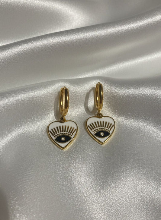 BOUCLES D'OREILLES PENDANTES EN ACIER INOXYDABLE 316 L (B37)