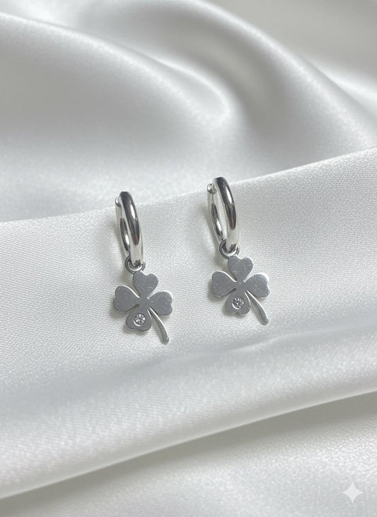 BOUCLES D'OREILLES PENDANTES EN ACIER INOXYDABLE 316L (B40)