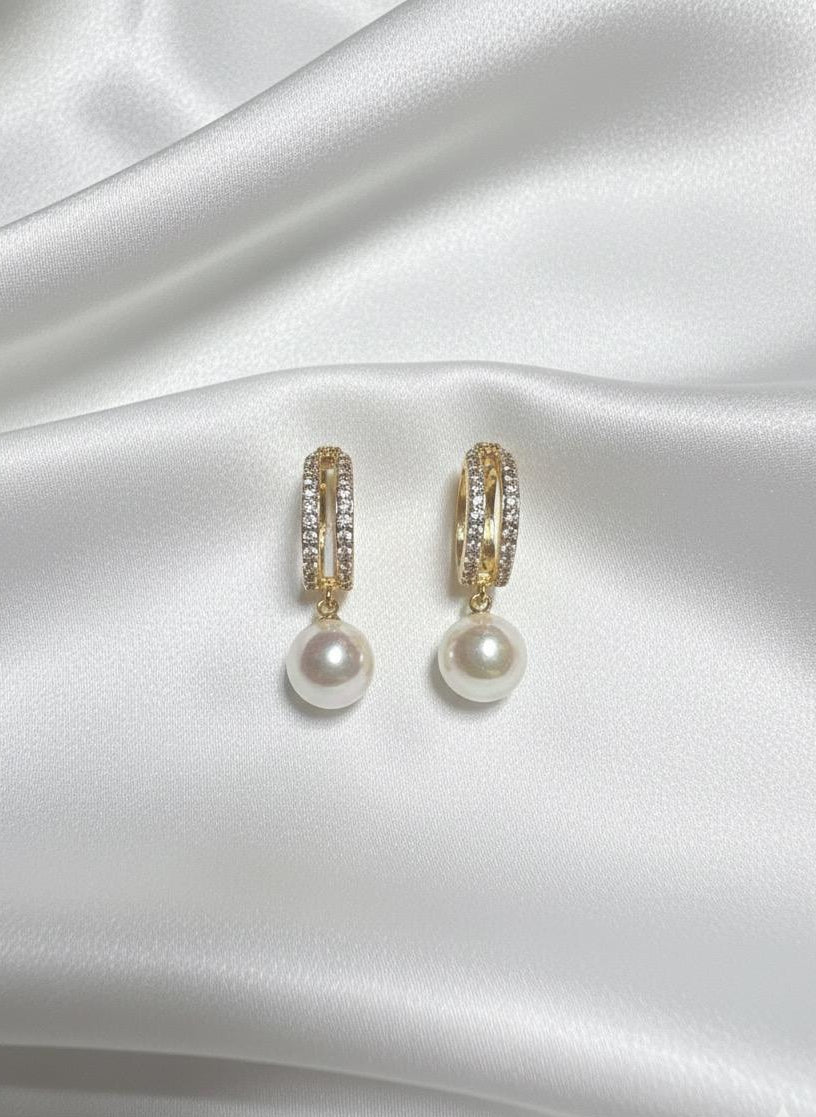 BOUCLES D'OREILLES PENDANTES EN ACIER INOXYDABLE 316L (B41)