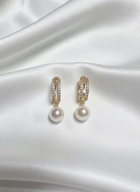 BOUCLES D'OREILLES PENDANTES EN ACIER INOXYDABLE 316L (B41)