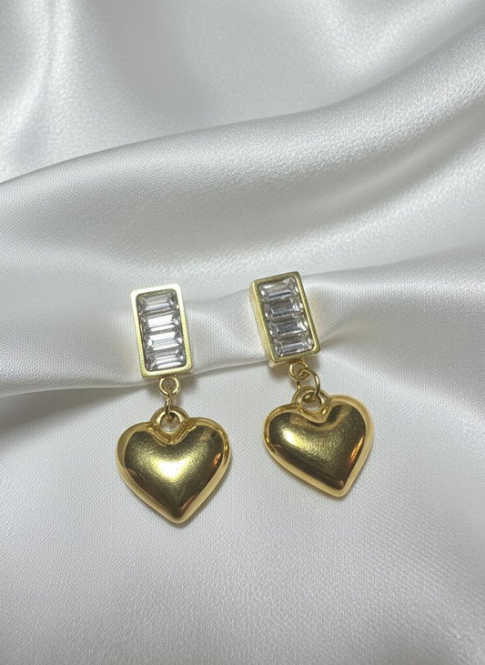 BOUCLES D'OREILLES PENDANTES EN ACIER INOXYDABLE 316L (B42)