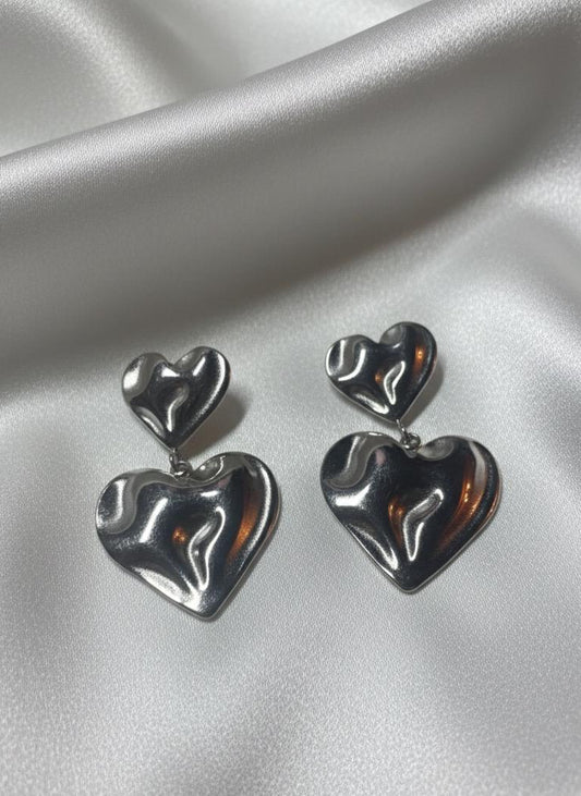 BOUCLES D'OREILLES  EN ACIER INOXYDABLE 316 L (B44)