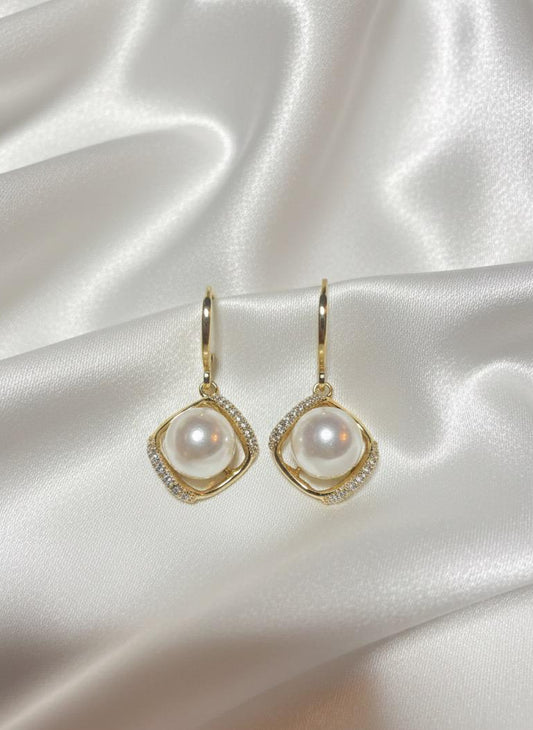 BOUCLES D'OREILLES PENDANTES EN ACIER INOXYDABLE 316 L (B46)