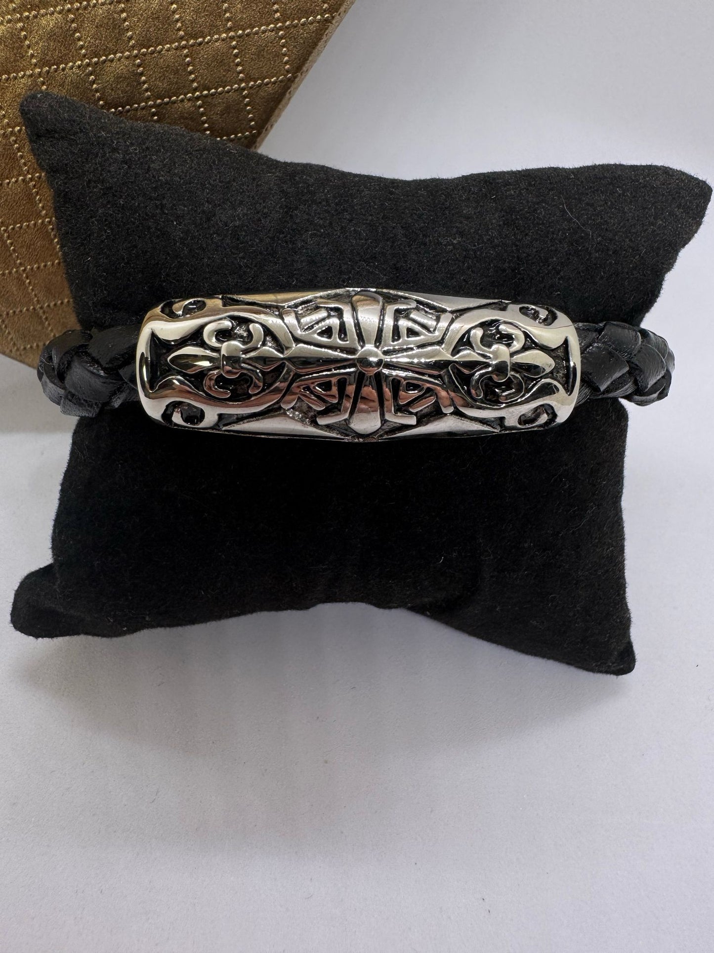 Bracelets Hommes en Acier Inoxydable et en Cuir