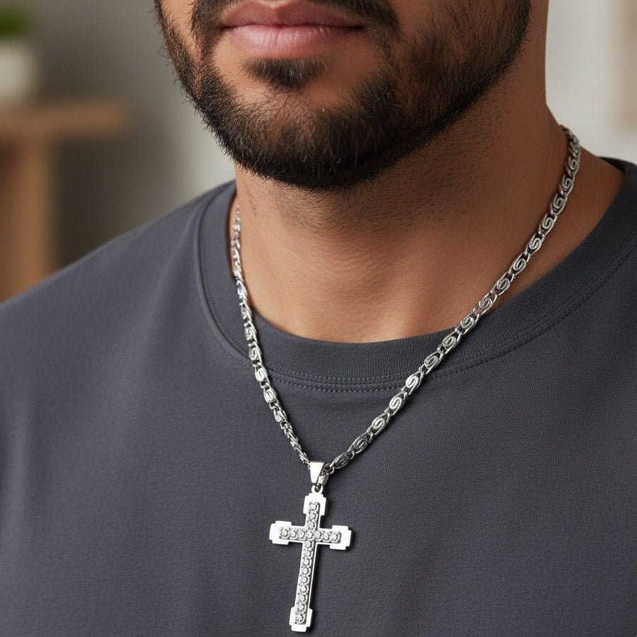 COLLANA IN ACCIAIO INOSSIDABILE 316L (69) 