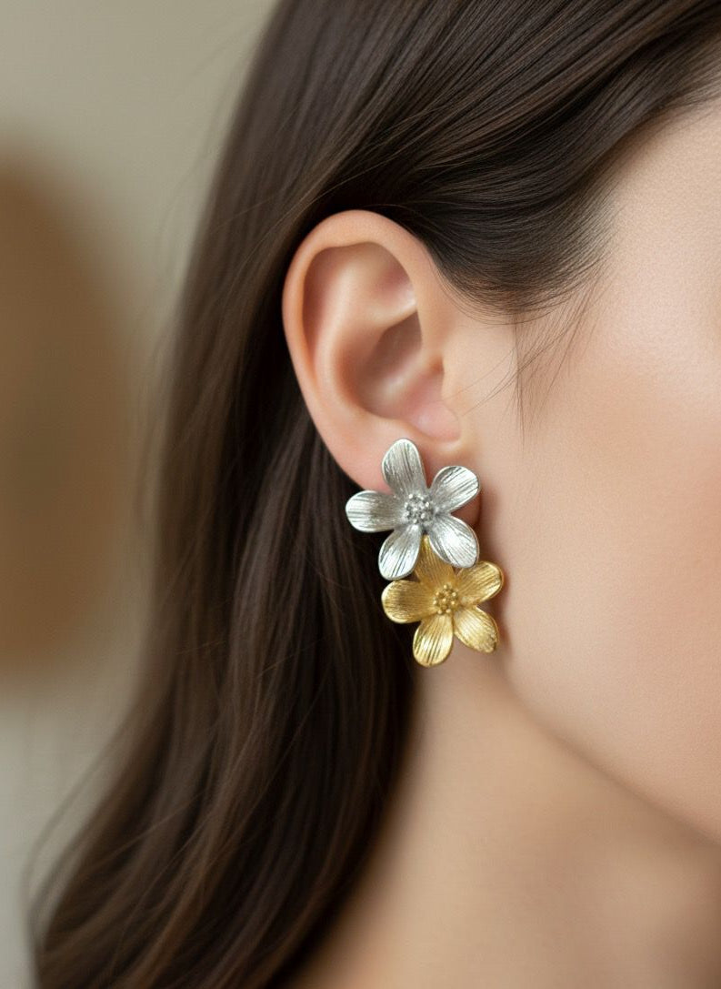 BOUCLES D'OREILLES EN ACIER INOXYDABLE 316L (B16)