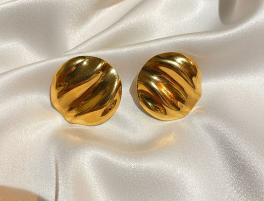 BOUCLES D'OREILLES EN ACIER INOXYDABLE 316L (B18)