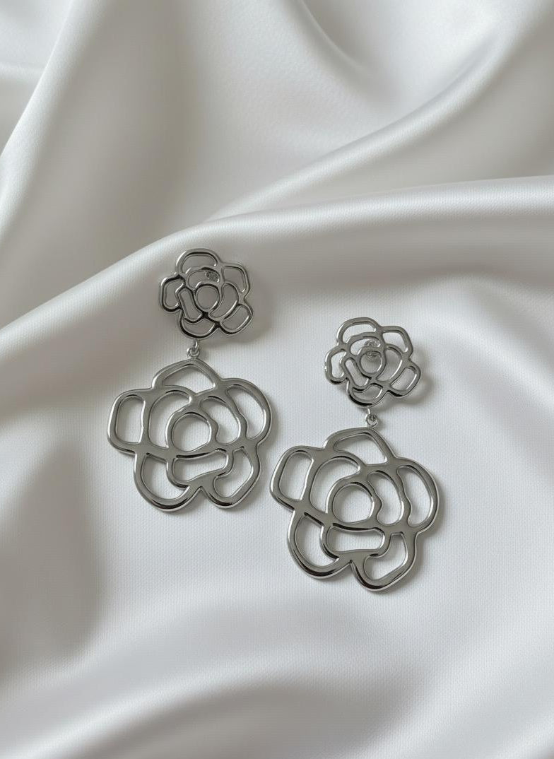 BOUCLES D'OREILLES EN ACIER INOXYDABLE 316L (B13)