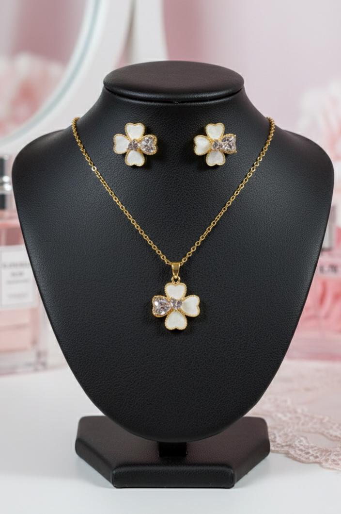 PARURE FEMME EN ACIER INOXYDABLE 316L (P14)