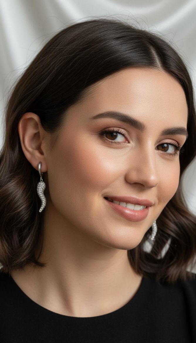 BOUCLES D'OREILLES PORTE-BONHEUR (B54)