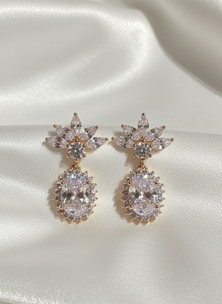 BOUCLES D'OREILLES PENDANTES EN ACIER INOXYDABLE 316 L (B78)