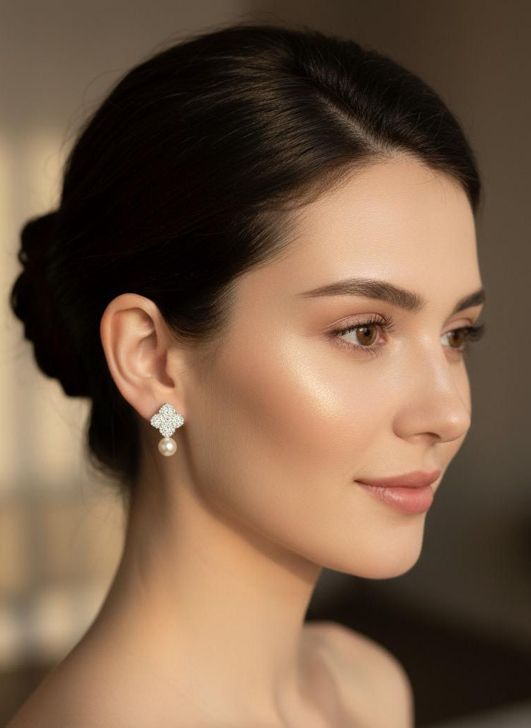 BOUCLES D'OREILLES PENDANTES EN ACIER INOXYDABLE 316 L (B79)