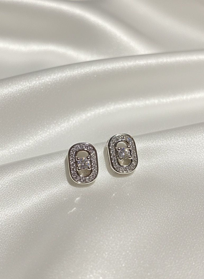 BOUCLES D'OREILLES PENDANTES EN ACIER INOXYDABLE 316 L (B82)