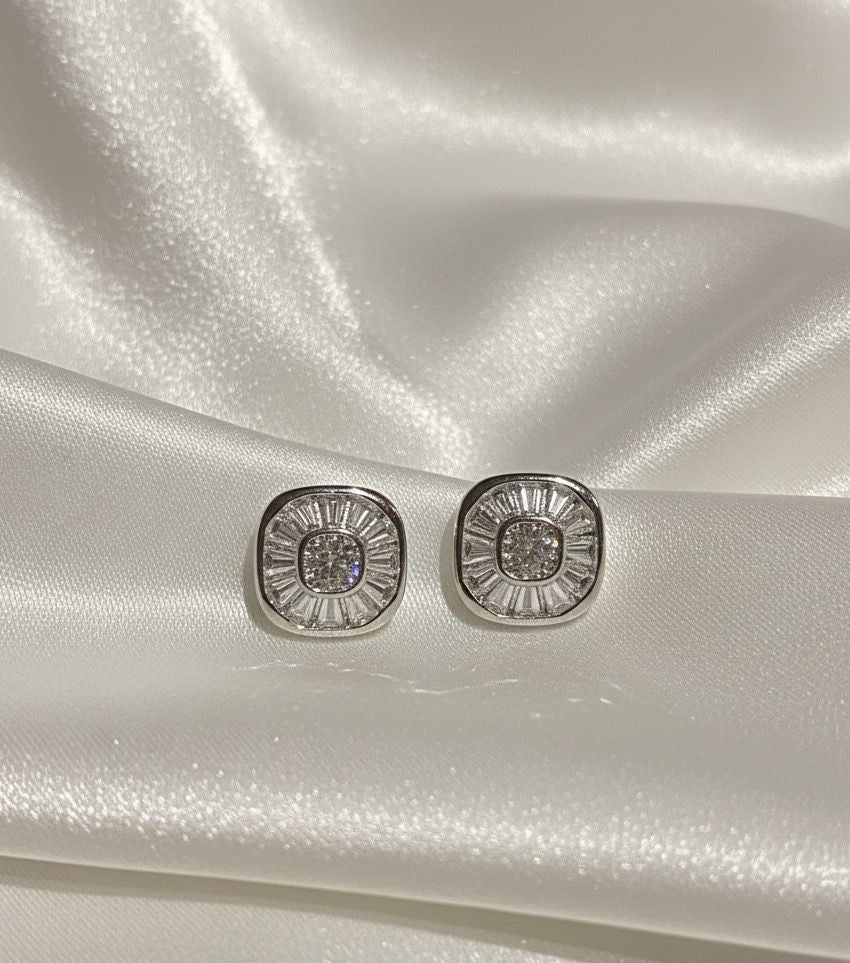 BOUCLES D'OREILLES PENDANTES EN ACIER INOXYDABLE 316 L (B83)