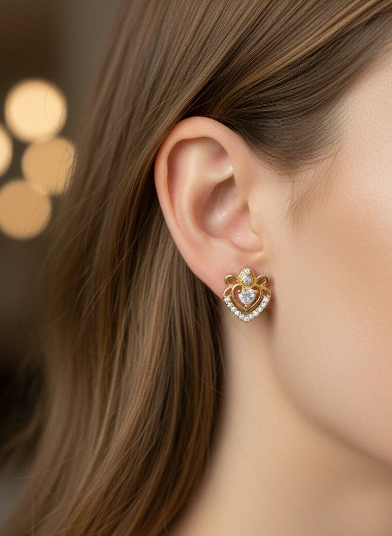 BOUCLES D'OREILLES PENDANTES EN ACIER INOXYDABLE 316 L (B92)