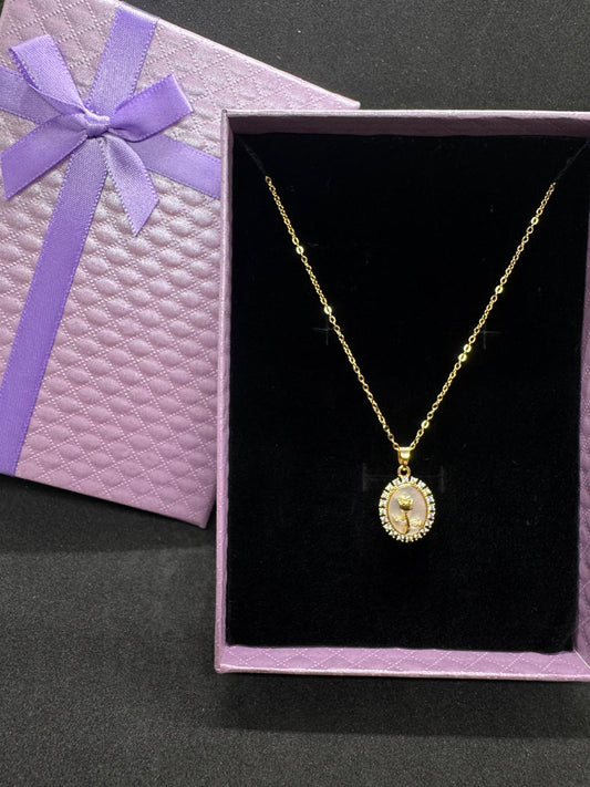 Collier Femme En Acier Inoxydable